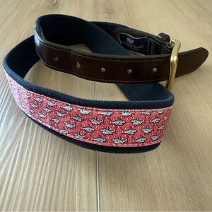 Vineyard Vines Men's Canvas Club Belt Size 36